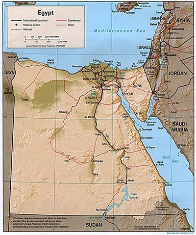 Voyager en Egypte 4 egypte carte s